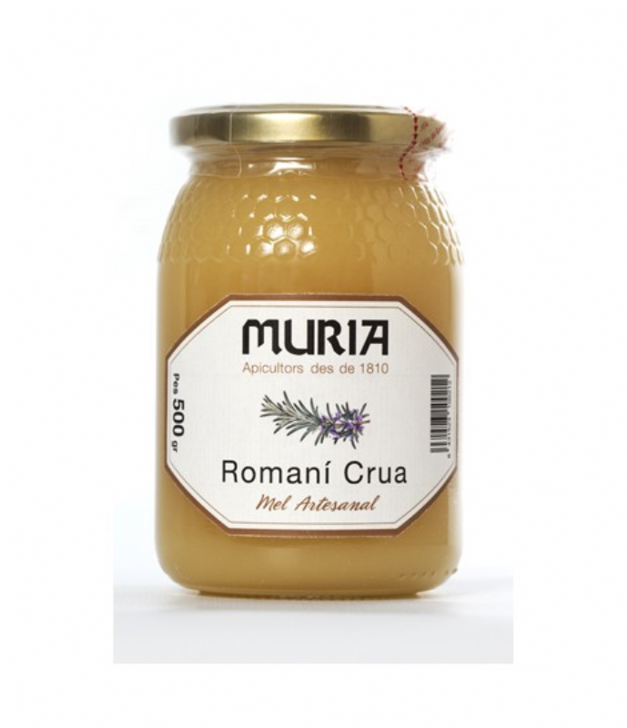 miel de  romero cruda 500grs muria