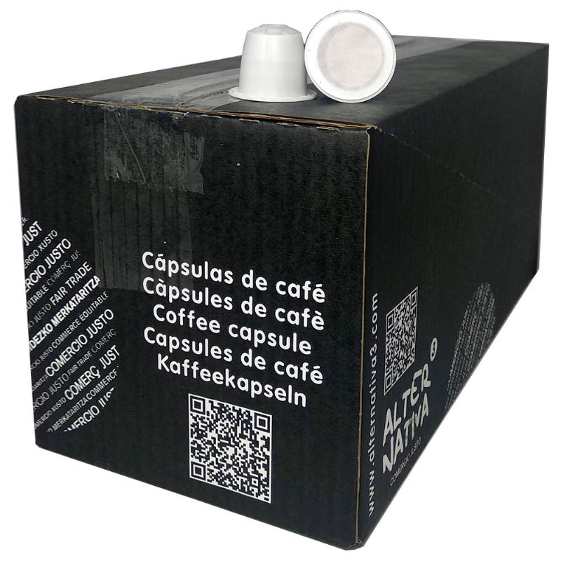 Pack Cápsulas de café variadas Bio Fairtrade 120 capsulas - AlterNativa3